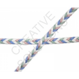 XCR14 - Cord Flat Multi Colour 8mm