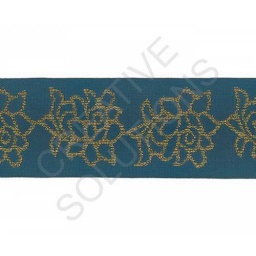 XET25 - Elastic Tape Golden Roses