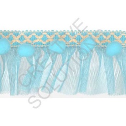 XPP12 - Pom Pom Ribbon - Tule