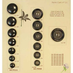 Bonfanti Buttons Permanent Collection - Card 021