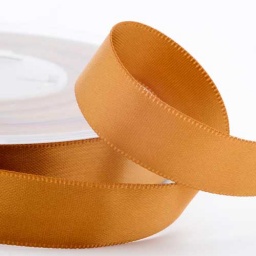 Antique Gold Double Face Satin Ribbon