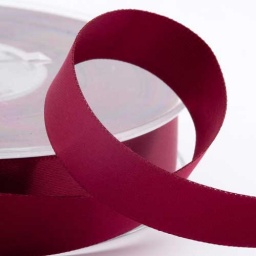 Burgundy Double Face Satin Ribbon