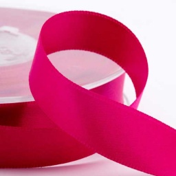 Cerise Double Face Satin Ribbon