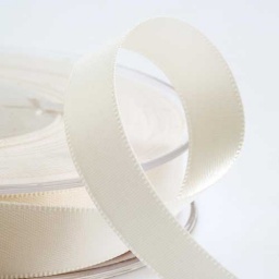 Ivory Double Face Satin Ribbon