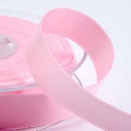Pale Pink Double Face Satin Ribbon