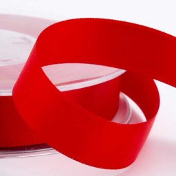 Red Double Face Satin Ribbon