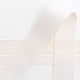 Cream Grosgrain