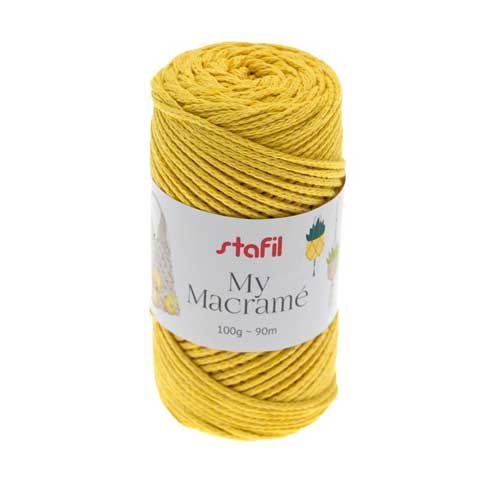 108073-17 - Macrame Yarn - Yellow