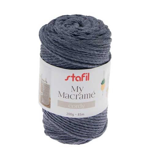108075-10 - Macrame Cordy Yarn - Indigo