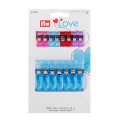 610182 - Prym Love - Fabric Clips - 2.6 + 5.5cm