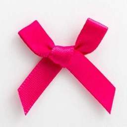 SB3T-7909 - Cerise Satin Bow (3cm)