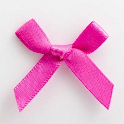 SB3T-7910 - Clover Pink Satin Bow (3cm)