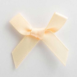 SB3T-7912 - Cream Satin Bow (3cm)