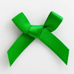 SB3T-7914 - Emerald Satin Bow (3cm)