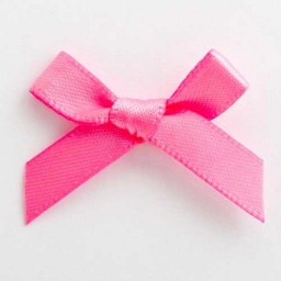 SB3T-7916 - Hot Pink Satin Bow (3cm)