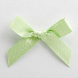 SB3T-7919 - Light Green Satin Bow (3cm)